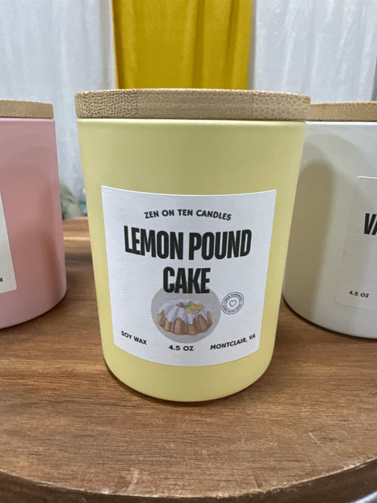 Lemon Pound Cake Candle